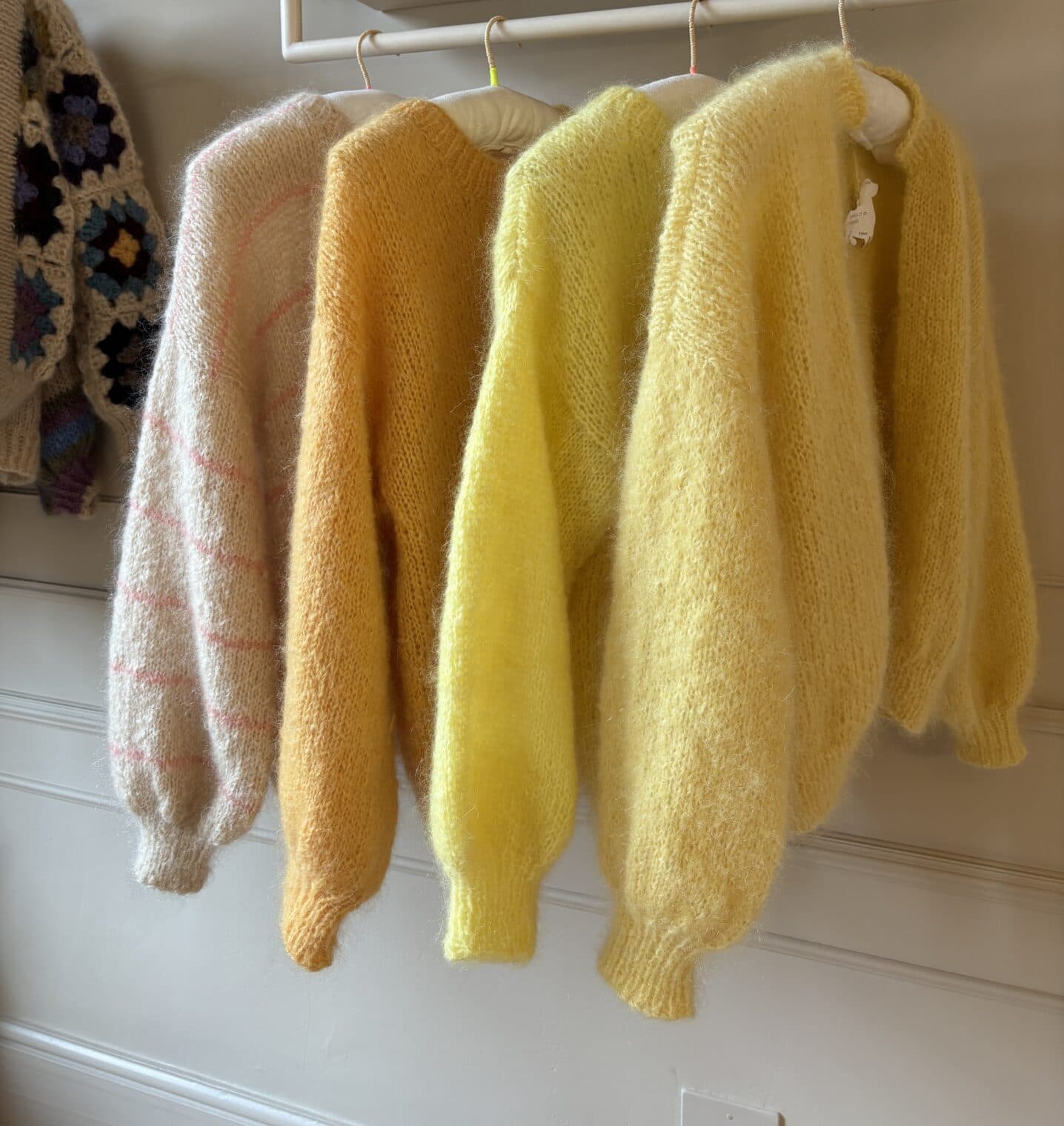 Finished mohair textile